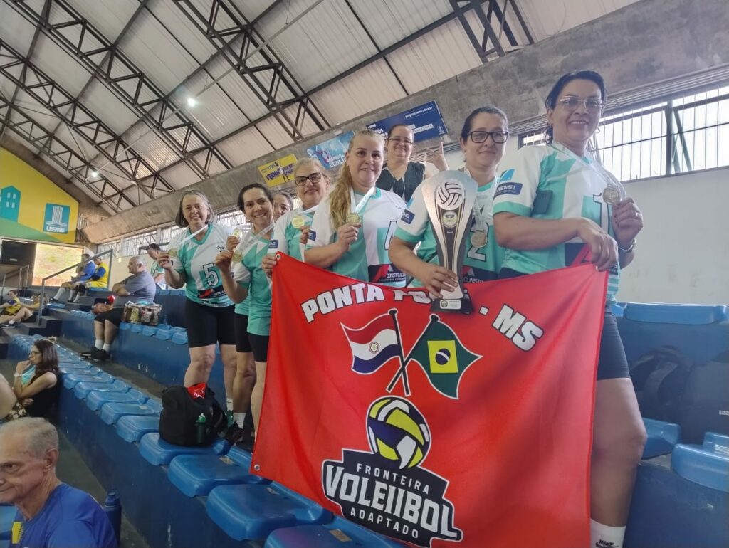 Equipe de Voleibol Adaptado de Ponta Porã MS/ Pedro Juan Caballero PY participaram da Liga em Campo Grande Equipe de Voleibol Adaptado de Ponta Porã MS/ Pedro Juan Caballero PY participaram da Liga em Campo Grande
