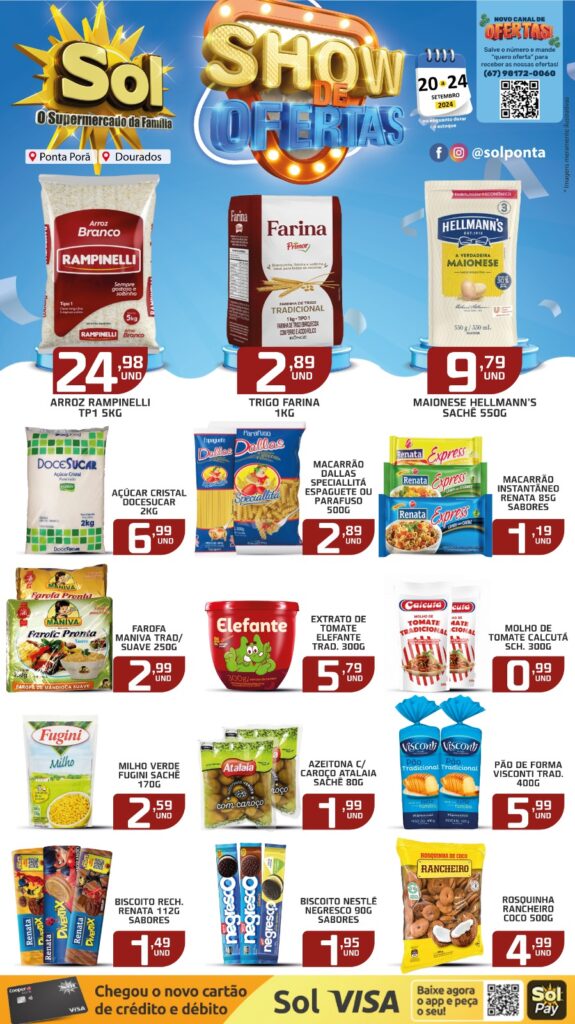 Show de Ofertas continua do Supermercado Sol Show de Ofertas continua do Supermercado Sol