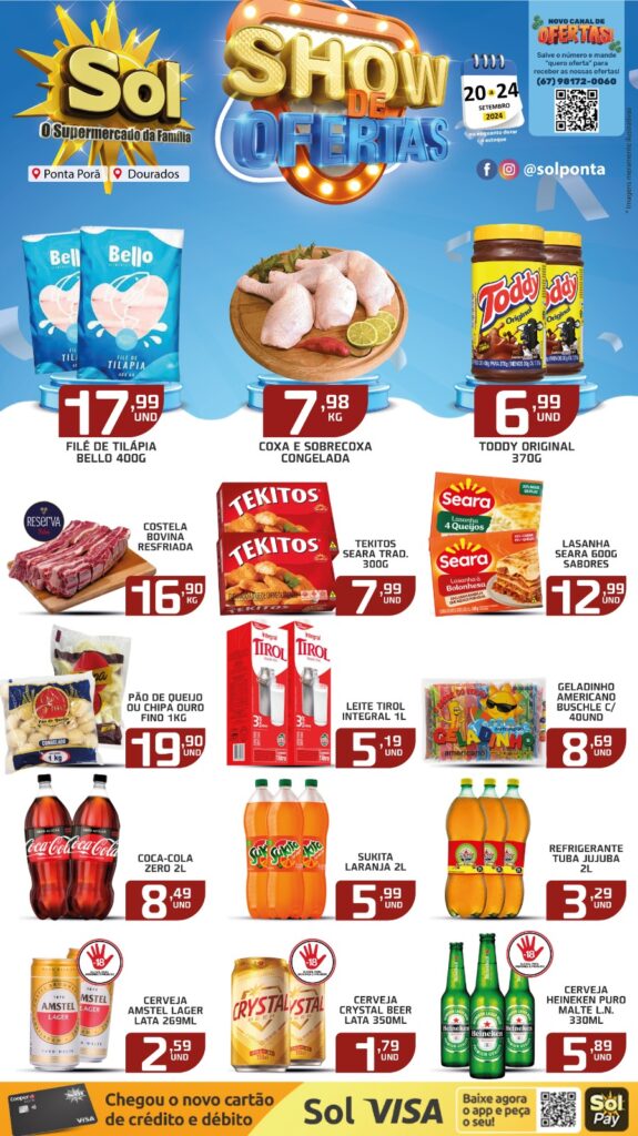 Show de Ofertas continua do Supermercado Sol Show de Ofertas continua do Supermercado Sol