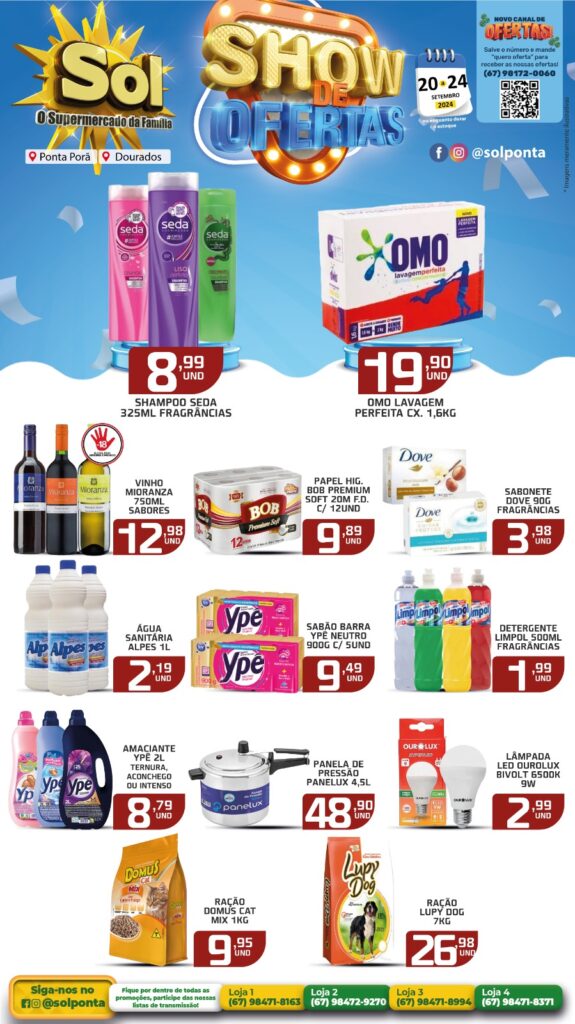 Show de Ofertas continua do Supermercado Sol Show de Ofertas continua do Supermercado Sol