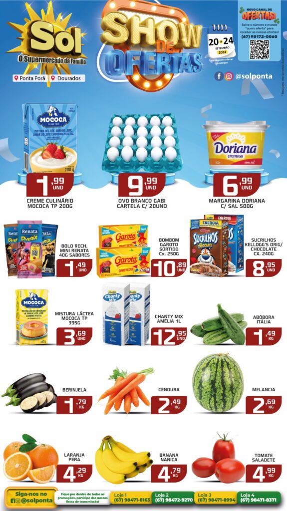Show de Ofertas continua do Supermercado Sol Show de Ofertas continua do Supermercado Sol