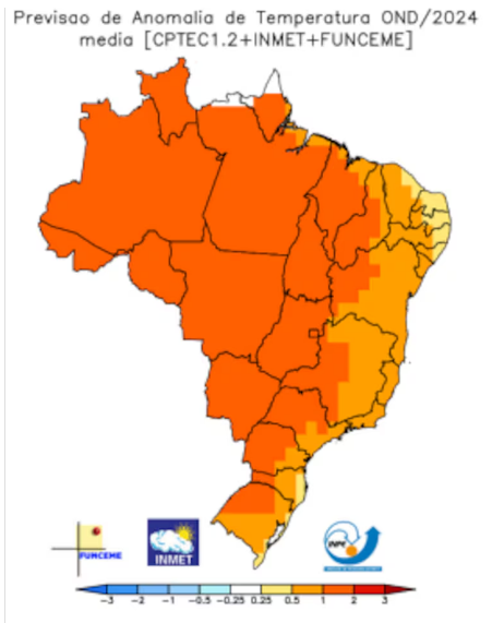 Primavera pode registrar temperaturas mais altas que a média histórica, diz Inmet Primavera pode registrar temperaturas mais altas que a média histórica, diz Inmet