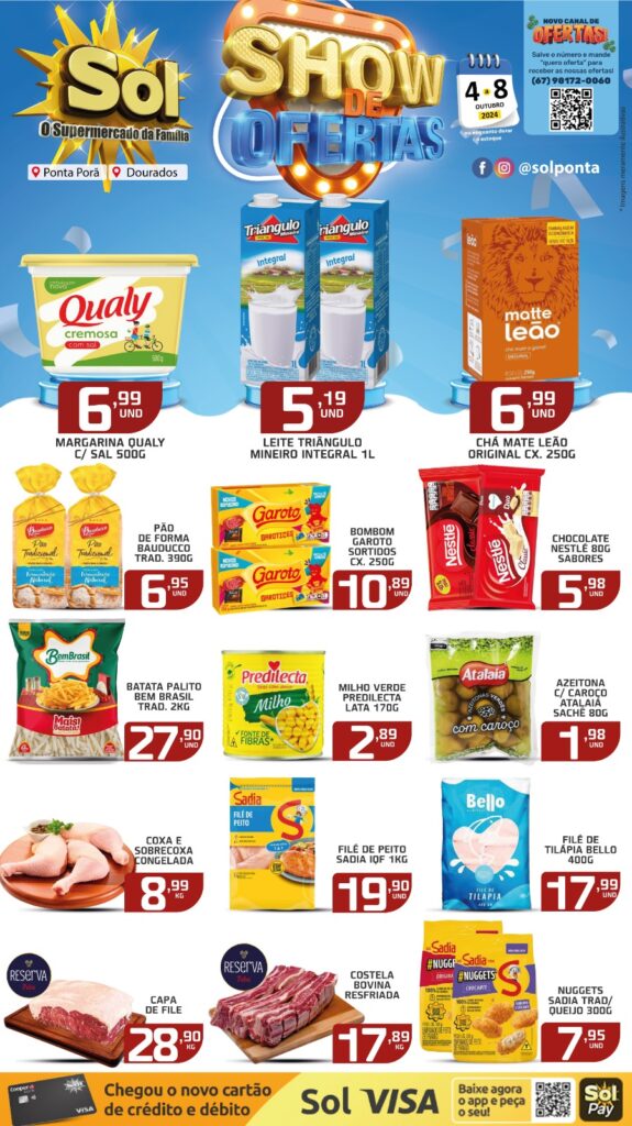 Show de Ofertas continua nessa segunda no Supermercado Sol Show de Ofertas continua nessa segunda no Supermercado Sol