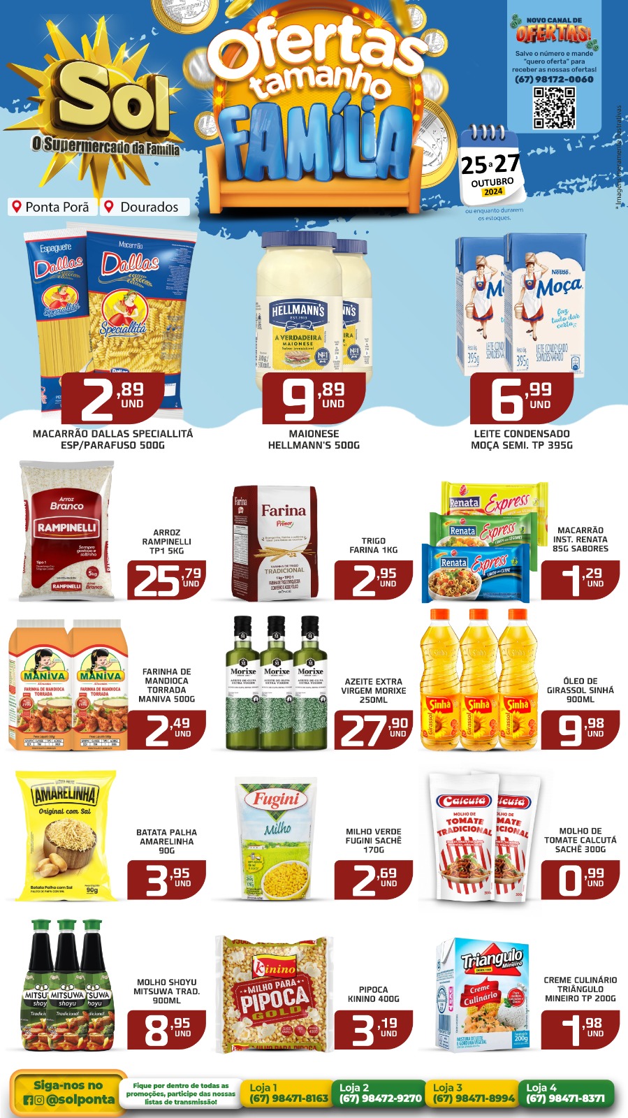 Supermercado Sol e as Ofertas Tamanho Família Supermercado Sol e as Ofertas Tamanho Família