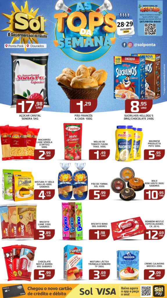 Supermercado sol e as ofertas Top da Semana Supermercado sol e as ofertas Top da Semana
