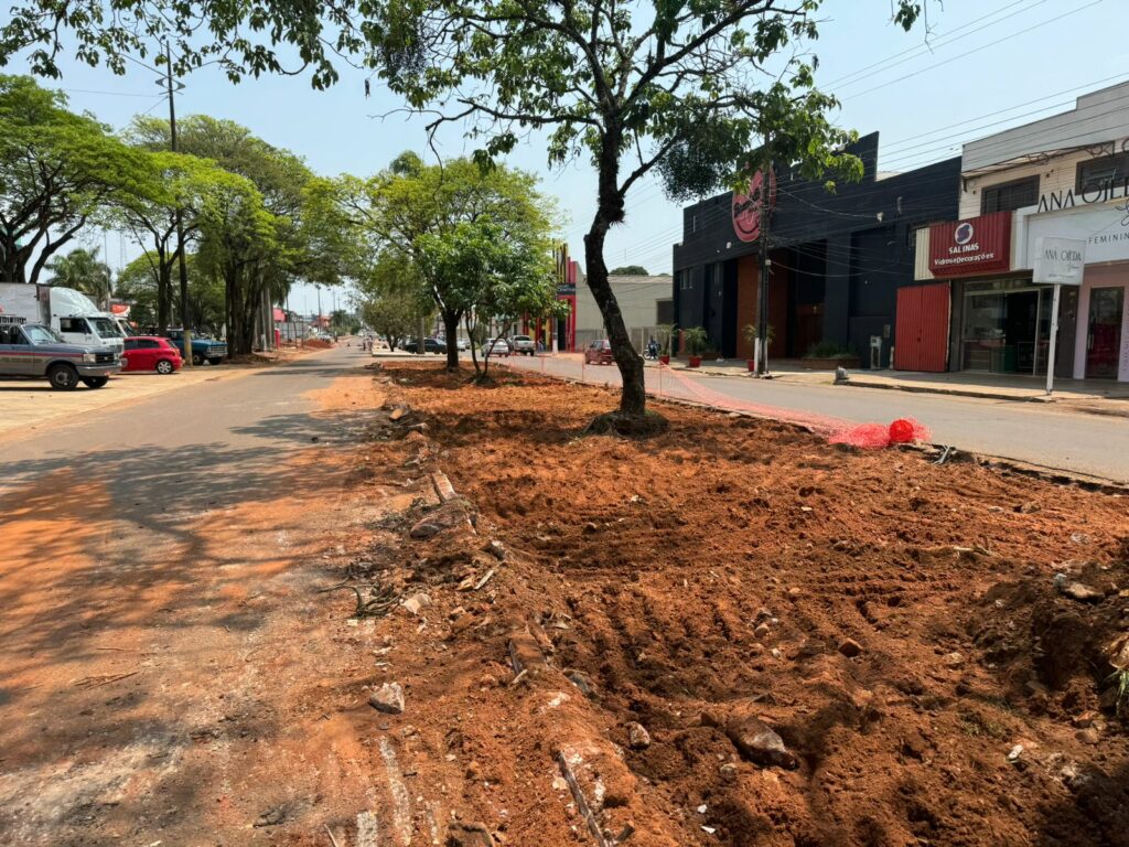 Ponta Porã: Obras de Revitalização da Linha Internacional estão em ritmo acelerado Ponta Porã: Obras de Revitalização da Linha Internacional estão em ritmo acelerado