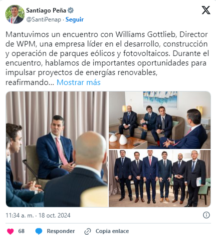 Peña se reunió con empresarios uruguayos para impulsar proyectos de inversión en Paraguay Peña se reunió con empresarios uruguayos para impulsar proyectos de inversión en Paraguay