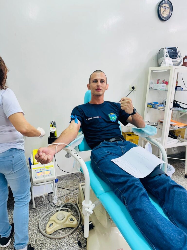 Alunos do 38º Curso de Formação de Soldados da PM realizam campanha de doação de sangue em Ponta Porã Alunos do 38º Curso de Formação de Soldados da PM realizam campanha de doação de sangue em Ponta Porã