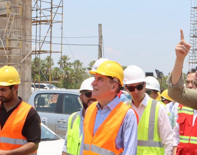Paulo Corrêa destaca potencial da Rota Bioceânica durante vistoria à obra da ponte binacional Paulo Corrêa destaca potencial da Rota Bioceânica durante vistoria à obra da ponte binacional