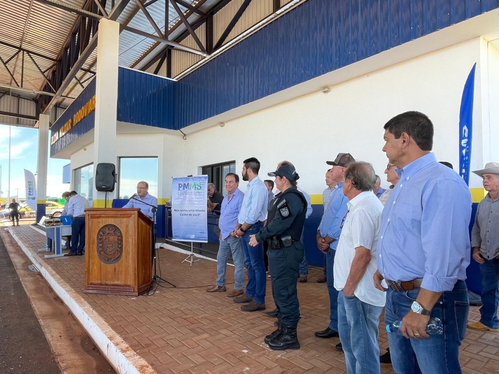 Governo de MS entrega base da PM rodoviária em Ipezal Governo de MS entrega base da PM rodoviária em Ipezal