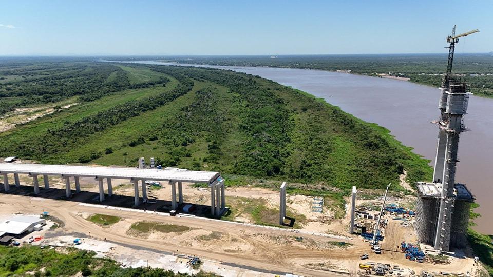 Paulo Corrêa destaca potencial da Rota Bioceânica durante vistoria à obra da ponte binacional Paulo Corrêa destaca potencial da Rota Bioceânica durante vistoria à obra da ponte binacional