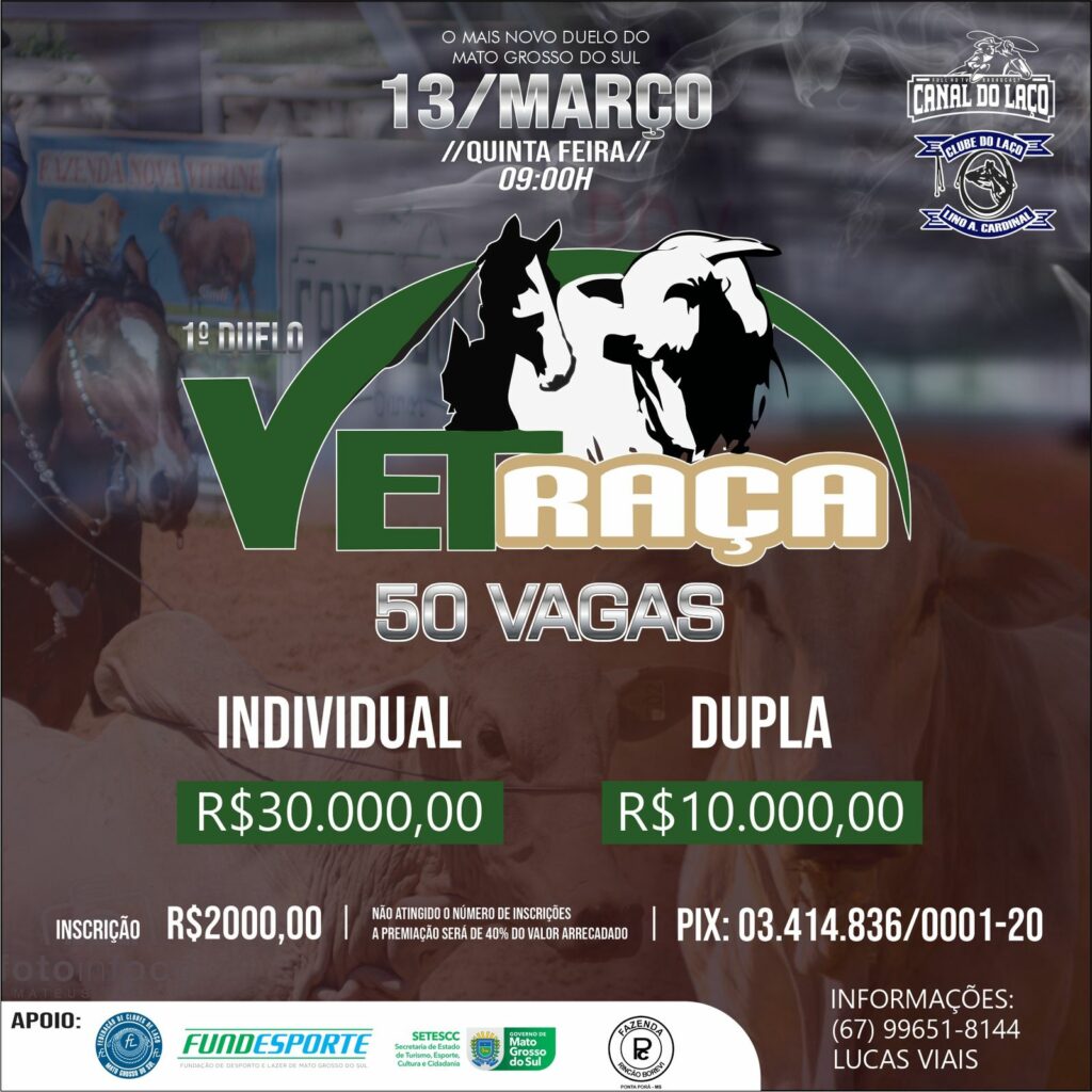 Ponta Porã recebe o 47º Encontro Estadual dos Clubes de Laço Ponta Porã recebe o 47º Encontro Estadual dos Clubes de Laço