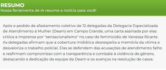 Em carta, equipe da Deam acusa imprensa de "sensacionalismo" após feminicídio Em carta, equipe da Deam acusa imprensa de "sensacionalismo" após feminicídio