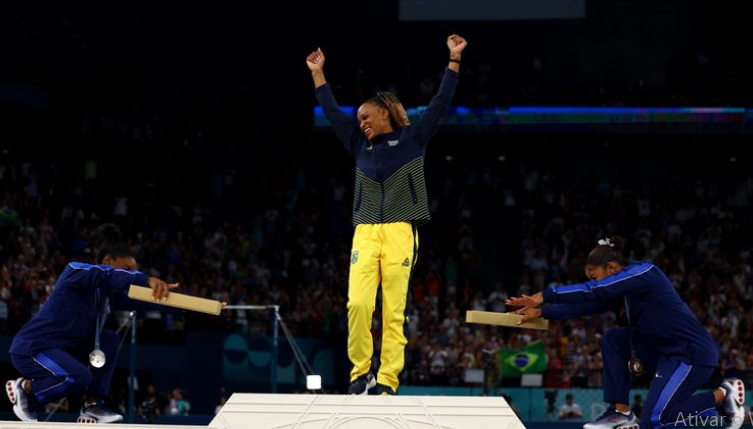 Ginasta Rebeca Andrade conquista prêmio Laureus, o Oscar do Esporte Ginasta Rebeca Andrade conquista prêmio Laureus, o Oscar do Esporte