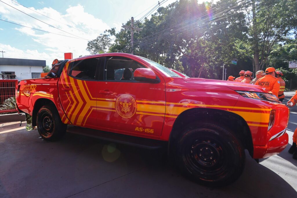 Para Coronel David, novos equipamentos reiteram preocupação do governo no combate a incêndios e valorização dos profissionais da segurança Para Coronel David, novos equipamentos reiteram preocupação do governo no combate a incêndios e valorização dos profissionais da segurança