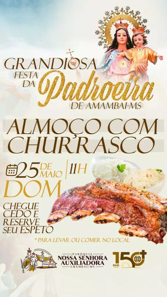É neste final de semana, Festa da Padroeira em Amambai É neste final de semana, Festa da Padroeira em Amambai