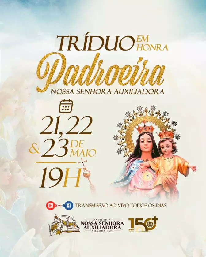 É neste final de semana, Festa da Padroeira em Amambai É neste final de semana, Festa da Padroeira em Amambai