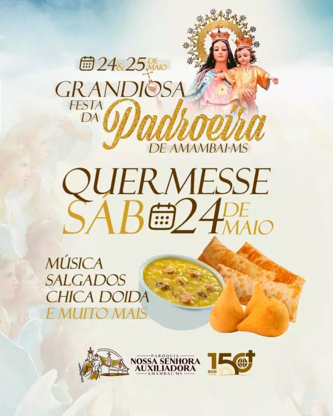 É neste final de semana, Festa da Padroeira em Amambai É neste final de semana, Festa da Padroeira em Amambai