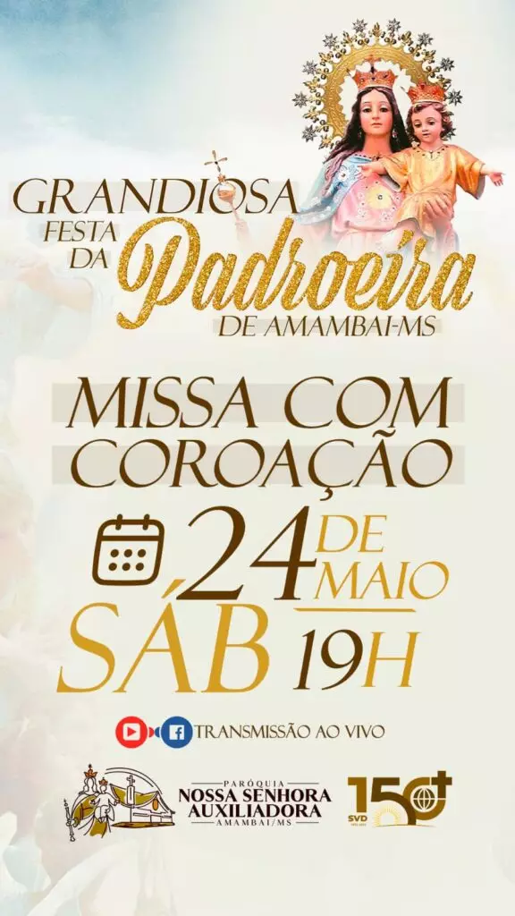 É neste final de semana, Festa da Padroeira em Amambai É neste final de semana, Festa da Padroeira em Amambai