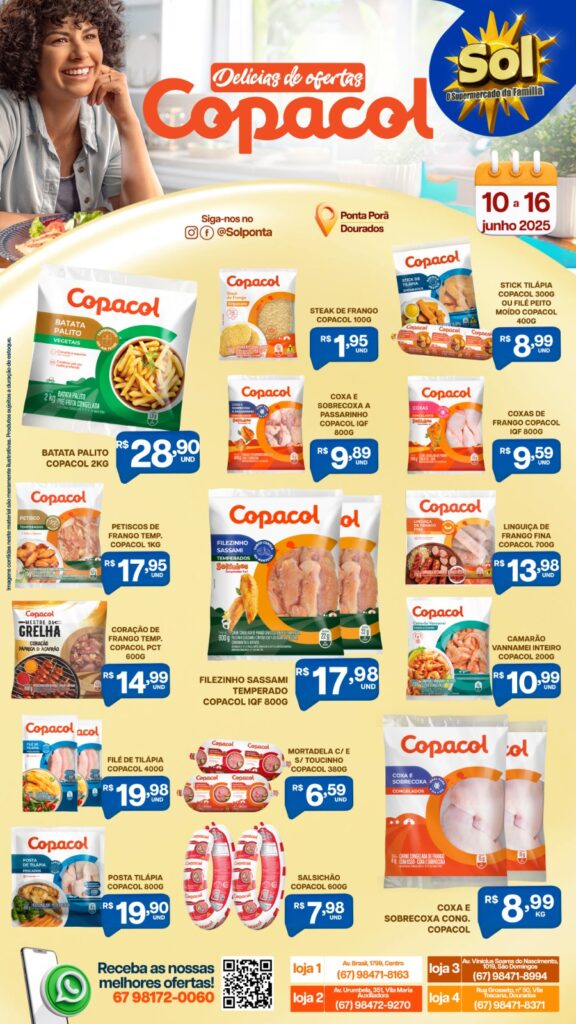 Supermercado Sol e as ofertas da quarta e quinta verde Supermercado Sol e as ofertas da quarta e quinta verde