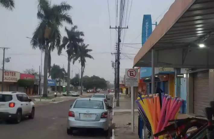 Ponta Porã amanhece coberta por neblina e termômetros marcam 9 °C Ponta Porã amanhece coberta por neblina e termômetros marcam 9 °C