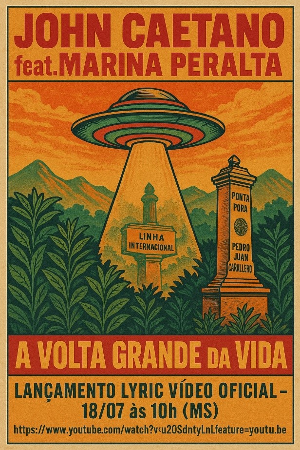 John Caetano lança Lyric Video da canção “A volta grande da vida” com participação de marina peralta John Caetano lança Lyric Video da canção “A volta grande da vida” com participação de marina peralta