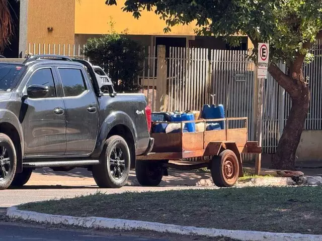 Comerciante é preso com 1.150 litros de combustível furtado