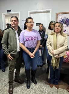 Lia Nogueira reforça e apoia as ações de combate à violência contra a mulher