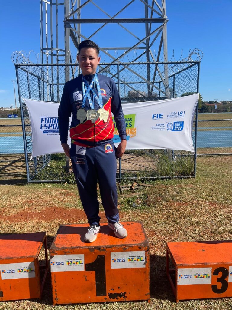 Ponta Porã conquista medalhas de ouro no atletismo das XIV Paralimpíadas Escolares de MS
