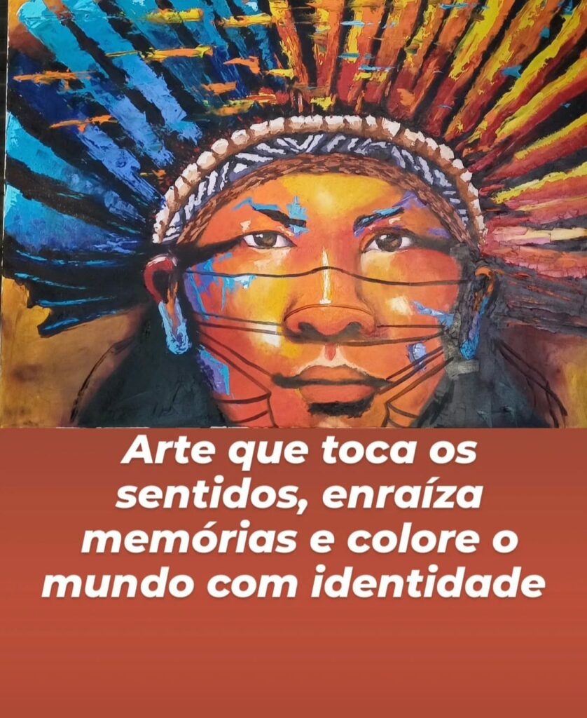Artista Hermerson Silva usa técnica ecológica nas pinturas de terras pantaneiras