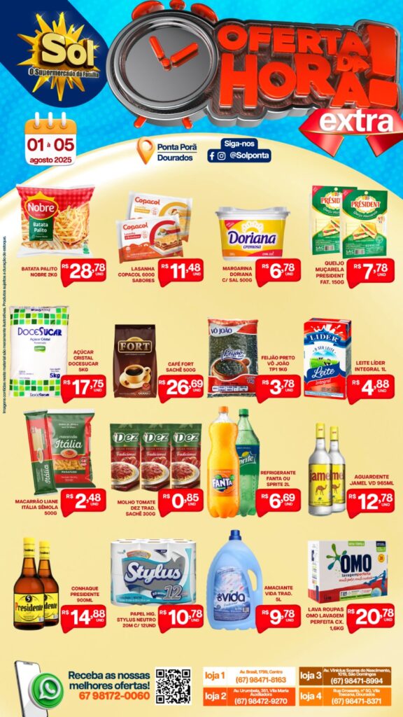 Supermercado Sol e as ofertas, "meu pai só compra aqui"
