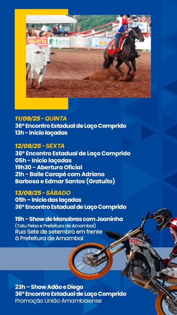 Prefeitura de Amambai divulga calendário especial em comemoração aos 77 anos do município