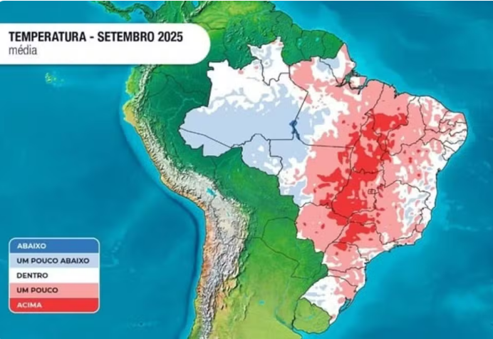 Setembro chega com possibilidade de nova onda de calor; confira previsão Setembro chega com possibilidade de nova onda de calor; confira previsão
