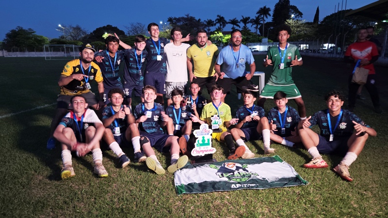 Ponta Porã: Tucanos de Antônio João foi o grande campeão da "Ponta Cup de futebol sub 15"