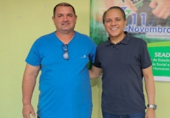 Coronel David anuncia em Amambai investimento para Hospital do Câncer e recebe homenagem do Projeto Florestinha