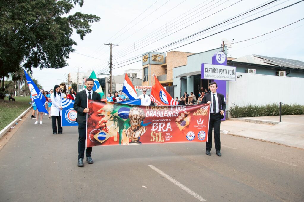 UCP de Pedro Juan celebra Independência doBrasil em desfile de 7 de setembro em Ponta Porã
