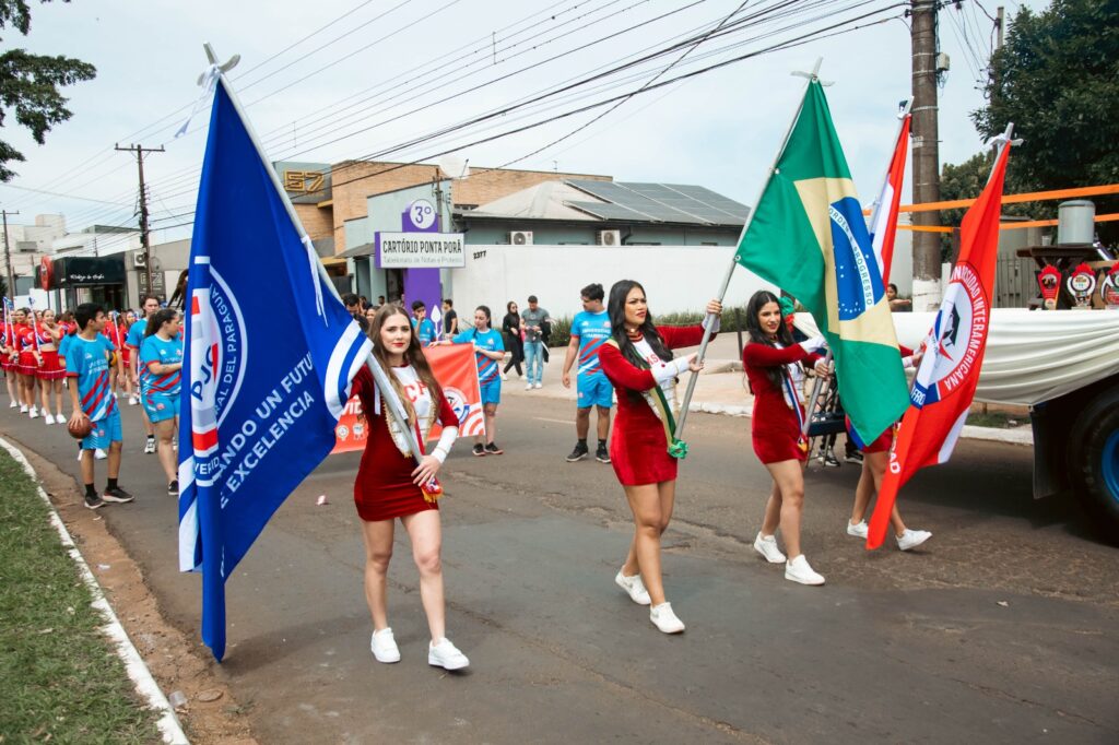 UCP de Pedro Juan celebra Independência doBrasil em desfile de 7 de setembro em Ponta Porã