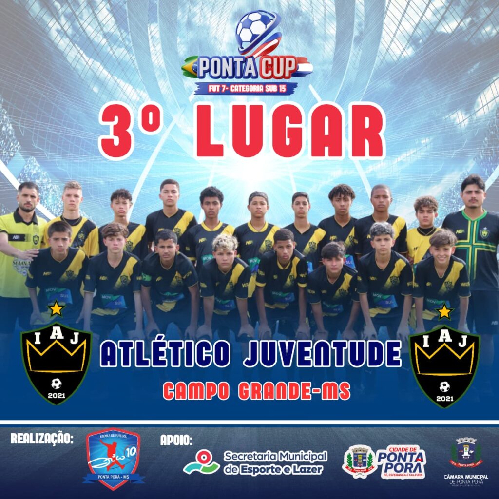 Ponta Porã: Tucanos de Antônio João foi o grande campeão da "Ponta Cup de futebol sub 15"