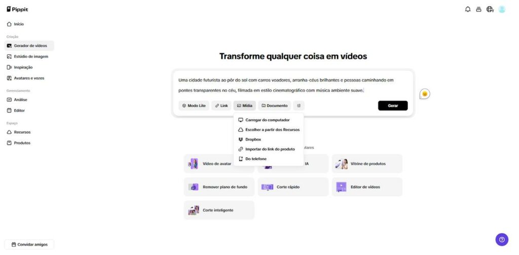 Transforme Anotações em Vídeos de Estudo com Facilidade e Crie Vídeos com IA Online