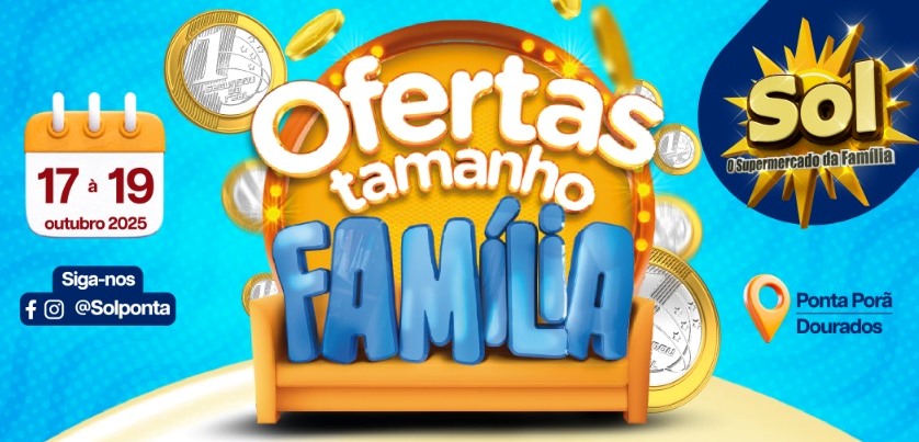 Confira Ofertas Tamanho Família do Supermercado Sol