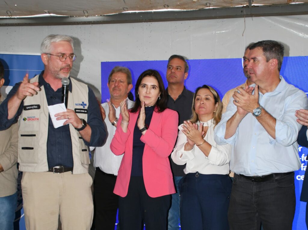 Lia Nogueira acompanha governador em entregas e lançamentos de obras em Dourados Lia Nogueira acompanha governador em entregas e lançamentos de obras em Dourados