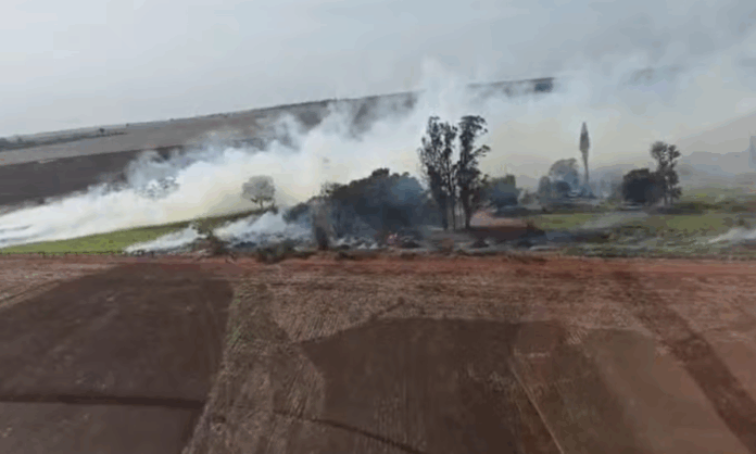 fazenda incendiada