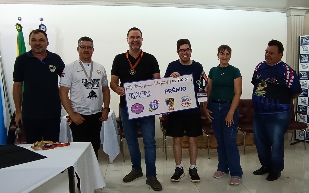 Ponta Porã sedia o “Fronteira Open 2025 – Taça Princesinha dos Ervais”, um dos maiores torneios de xadrez do MS