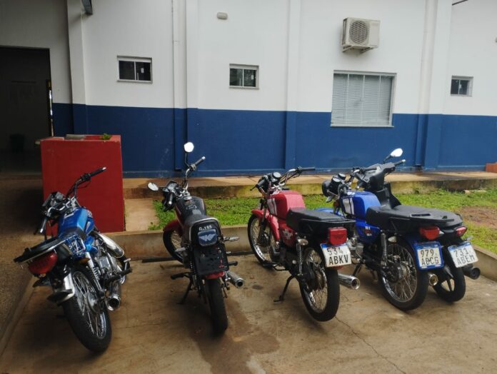 motocicletas apreendidas