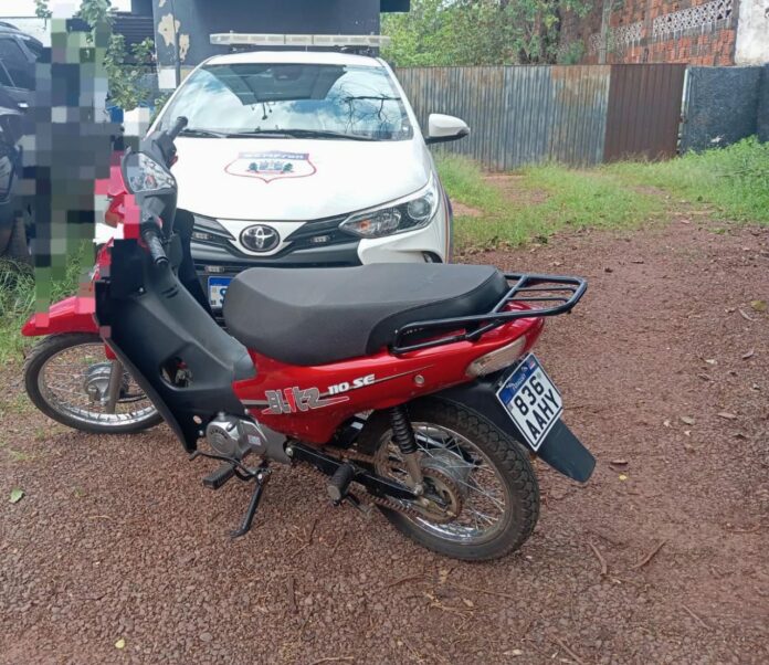 motocilceta apreendida