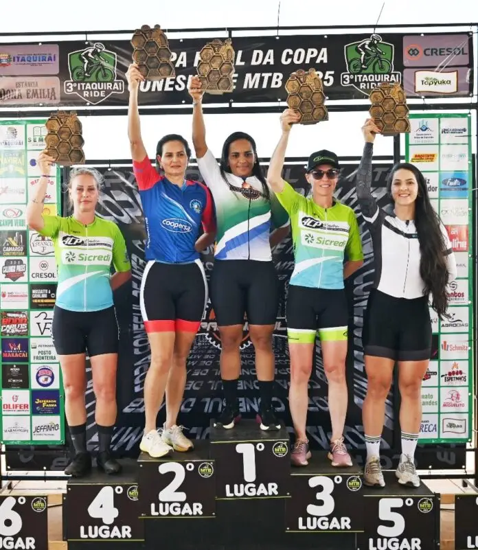 Ciclismo de Amambai conquistou três títulos de campeão na Copa Conesul de MTB 2025