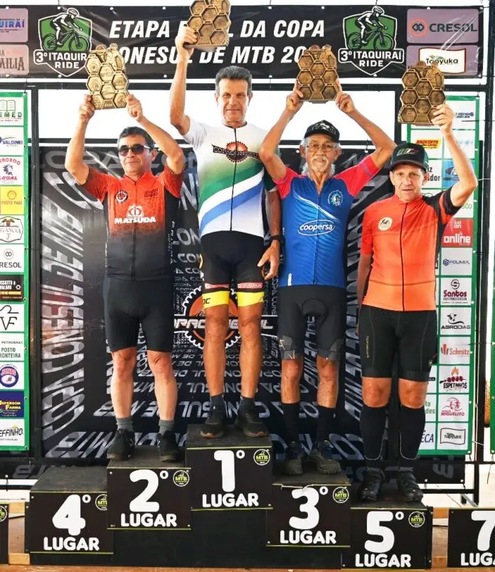 Ciclismo de Amambai conquistou três títulos de campeão na Copa Conesul de MTB 2025