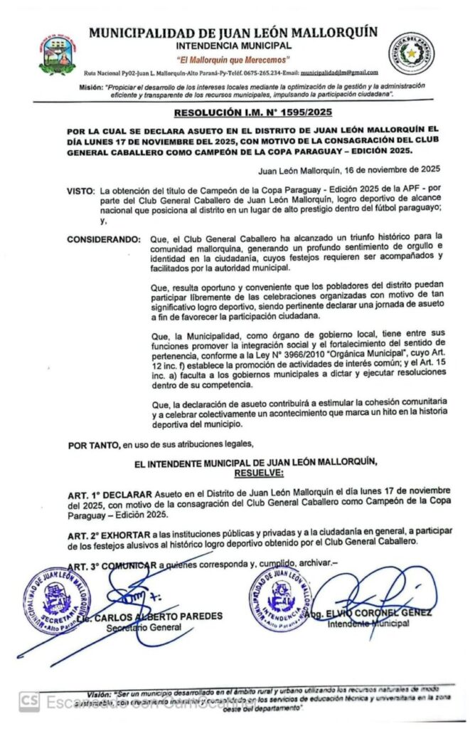 ¡General Caballero JLM hace historia para el fútbol de tierra adentro! ¡General Caballero JLM hace historia para el fútbol de tierra adentro!