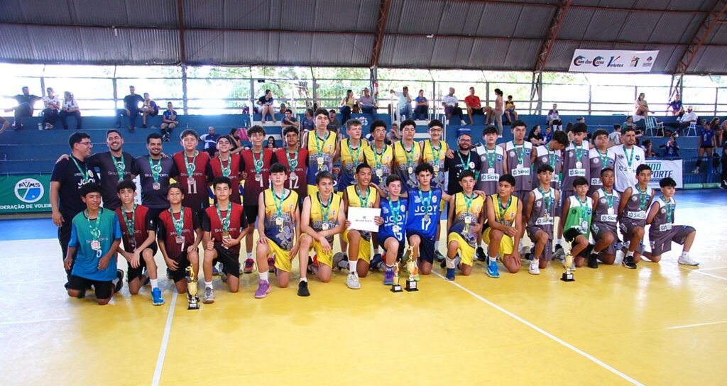 Definidos os campeões do Estadual Sub 15 de Voleibol