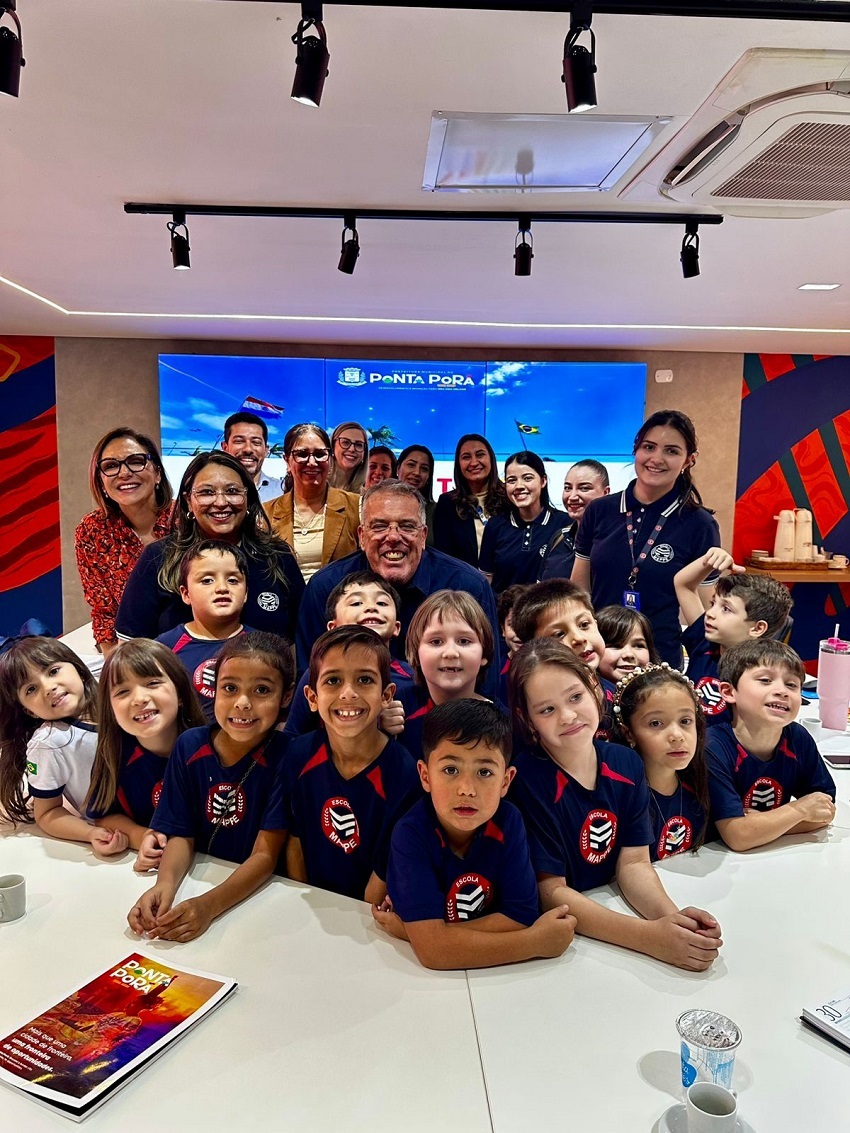 Alunos da Educação Infantil da Escola Mappe visitam a Prefeitura de Ponta Porã Alunos da Educação Infantil da Escola Mappe visitam a Prefeitura de Ponta Porã